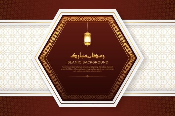 Elegant Polygon Style Islamic Background