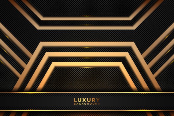Elevate Designs with a Sophisticated Gold and Black Aesthetic