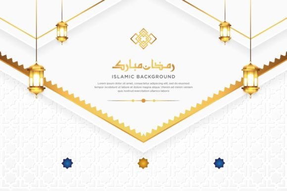 Golden Mosque Dome Islamic Background