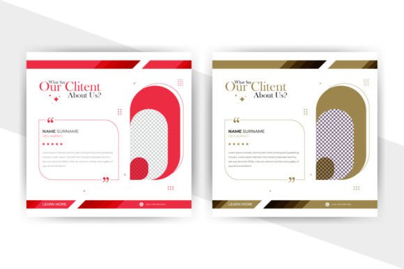 Modern Luxury Customer Feedback Testimonial Design